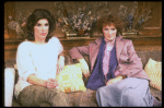 L-R) Actresses Christine Baranski and Glenn Close in a scene from the Broadway production of the play "The Real Thing." (New York)