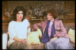 L-R) Actresses Christine Baranski and Glenn Close in a scene from the Broadway production of the play "The Real Thing." (New York)