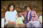 L-R) Actresses Christine Baranski and Glenn Close in a scene from the Broadway production of the play "The Real Thing." (New York)