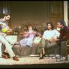 L_R) Actors Jeremy Irons, Glenn Close, Christine Baranski and Kenneth Welsh in a scene from the Broadway production of the play "The Real Thing." (New York)