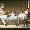 L_R) Actors Jeremy Irons, Glenn Close, Christine Baranski and Kenneth Welsh in a scene from the Broadway production of the play "The Real Thing." (New York)