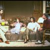 L_R) Actors Jeremy Irons, Glenn Close, Christine Baranski and Kenneth Welsh in a scene from the Broadway production of the play "The Real Thing." (New York)