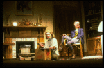 L-R) Actresses Christine Baranski and Cynthia Nixon in a scene from the Broadway production of the play "The Real Thing." (New York)