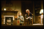 L-R) Actresses Christine Baranski and Cynthia Nixon in a scene from the Broadway production of the play "The Real Thing." (New York)