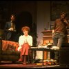 L-R) Actors Vyto Ruginis, Glenn Close and Jeremy Irons in a scene from the Broadway production of the play "The Real Thing." (New York)
