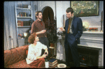 L-R) Actors Glenn Close, Jeremy Irons and Vyto Ruginis in a scene from the Broadway production of the play "The Real Thing." (New York)