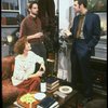 L-R) Actors Glenn Close, Jeremy Irons and Vyto Ruginis in a scene from the Broadway production of the play "The Real Thing." (New York)
