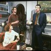 L-R) Actors Glenn Close, Jeremy Irons and Vyto Ruginis in a scene from the Broadway production of the play "The Real Thing." (New York)