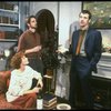 L-R) Actors Glenn Close, Jeremy Irons and Vyto Ruginis in a scene from the Broadway production of the play "The Real Thing." (New York)