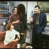 L-R) Actors Glenn Close, Jeremy Irons and Vyto Ruginis in a scene from the Broadway production of the play "The Real Thing." (New York)