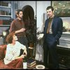 L-R) Actors Glenn Close, Jeremy Irons and Vyto Ruginis in a scene from the Broadway production of the play "The Real Thing." (New York)