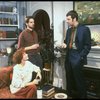 L-R) Actors Glenn Close, Jeremy Irons and Vyto Ruginis in a scene from the Broadway production of the play "The Real Thing." (New York)