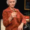 Actress Jessica Tandy in a scene from the Broadway production of the play "Rose." (New York)