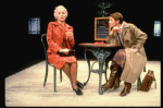 L-R) Actresses Jessica Tandy and  Glenda Jackson in a scene from the Broadway production of the play "Rose." (New York)