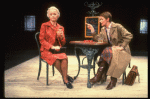 L-R) Actresses Jessica Tandy and  Glenda Jackson in a scene from the Broadway production of the play "Rose." (New York)