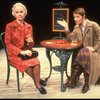 L-R) Actresses Jessica Tandy and  Glenda Jackson in a scene from the Broadway production of the play "Rose." (New York)