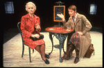 L-R) Actresses Jessica Tandy and  Glenda Jackson in a scene from the Broadway production of the play "Rose." (New York)