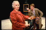 L-R) Actresses Jessica Tandy and  Glenda Jackson in a scene from the Broadway production of the play "Rose." (New York)