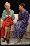 L-R) Actresses Jessica Tandy and  Glenda Jackson in a scene from the Broadway production of the play "Rose." (New York)