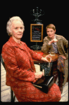 L-R) Actresses Jessica Tandy and  Glenda Jackson in a scene from the Broadway production of the play "Rose." (New York)