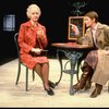 L-R) Actresses Jessica Tandy and  Glenda Jackson in a scene from the Broadway production of the play "Rose." (New York)