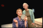 R-L) Actresses Jessica Tandy and  Glenda Jackson in a scene from the Broadway production of the play "Rose." (New York)