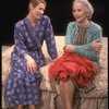 R-L) Actresses Jessica Tandy and  Glenda Jackson in a scene from the Broadway production of the play "Rose." (New York)