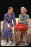 R-L) Actresses Jessica Tandy and  Glenda Jackson in a scene from the Broadway production of the play "Rose." (New York)