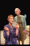 R-L) Actresses Jessica Tandy and  Glenda Jackson in a scene from the Broadway production of the play "Rose." (New York)