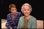 R-L) Actresses Jessica Tandy and  Glenda Jackson in a scene from the Broadway production of the play "Rose." (New York)