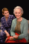 R-L) Actresses Jessica Tandy and  Glenda Jackson in a scene from the Broadway production of the play "Rose." (New York)