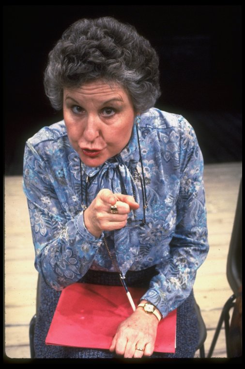 Actress Beverly May in a scene from the Broadway production of the play ...