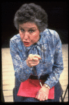 Actress Beverly May in a scene from the Broadway production of the play "Rose." (New York)