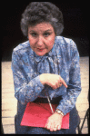 Actress Beverly May in a scene from the Broadway production of the play "Rose." (New York)