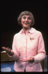 Actress Margaret Hilton in a scene from the Broadway production of the play "Rose." (New York)
