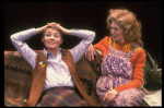 L-R) Actresses Glenda Jackson and  Jo Henderson in a scene from the Broadway production of the play "Rose." (New York)