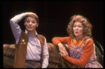 L-R) Actresses Glenda Jackson and  Jo Henderson in a scene from the Broadway production of the play "Rose." (New York)