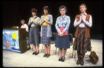 L-R) Actresses  Margaret Hilton, Cynthia Crumlish, Lori Cardille, Beverly May and Glenda Jackson in a scene from the Broadway production of the play "Rose." (New York)