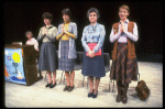 L-R) Actresses  Margaret Hilton, Cynthia Crumlish, Lori Cardille, Beverly May and Glenda Jackson in a scene from the Broadway production of the play "Rose." (New York)