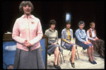 L-R) Actresses  Margaret Hilton, Cynthia Crumlish, Lori Cardille, Beverly May and Glenda Jackson in a scene from the Broadway production of the play "Rose." (New York)