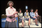 L-R) Actresses  Margaret Hilton, Cynthia Crumlish, Lori Cardille, Beverly May and Glenda Jackson in a scene from the Broadway production of the play "Rose." (New York)