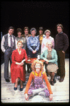 L-R) John Cunningham, Glenda Jackson, Cynthia Crumlish, Don McAllen Lesie, Jo Henderson, Beverly May, Lori Cardille, Margaret Hilton, Jessica Tandy and J.T. Walsh of the Broadway production of the play "Rose." (New York)