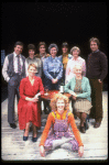 L-R) John Cunningham, Glenda Jackson, Cynthia Crumlish, Don McAllen Lesie, Jo Henderson, Beverly May, Lori Cardille, Margaret Hilton, Jessica Tandy and J.T. Walsh of the Broadway production of the play "Rose." (New York)