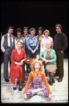 L-R) John Cunningham, Glenda Jackson, Cynthia Crumlish, Don McAllen Lesie, Jo Henderson, Beverly May, Lori Cardille, Margaret Hilton, Jessica Tandy and J.T. Walsh of the Broadway production of the play "Rose." (New York)