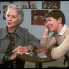 R-L) Actresses Glenda Jackson and Jessica Tandy during rehearsal for the Broadway production of the play "Rose." (New York)