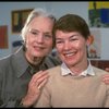R-L) Actresses Glenda Jackson and Jessica Tandy during rehearsal for the Broadway production of the play "Rose." (New York)