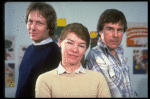 L-R) Actors J.T. Walsh, Glenda Jackson and John Cunnigham during rehearsal for the Broadway production of the play "Rose." (New York)