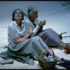 L-R) Actresses Elizabeth Wilson and Jessica Tandy in a scene from the NY Shakespeare Festival production of the play "Salonika." (New York)