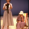 L-R) Actresses Elizabeth Wilson and Jessica Tandy in a scene from the NY Shakespeare Festival production of the play "Salonika." (New York)