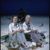 L-R) Actresses Elizabeth Wilson and Jessica Tandy in a scene from the NY Shakespeare Festival production of the play "Salonika." (New York)